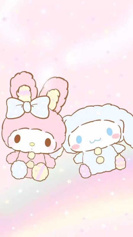 Hình nền Cinnamoroll và Melody cho điện thoại thêm xinh