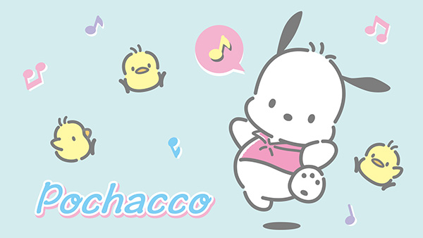 Hình nền Pochacco nổi bật cho máy tính