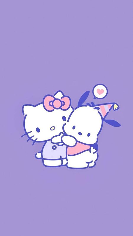 Hình ảnh Pochacco và hello kitty