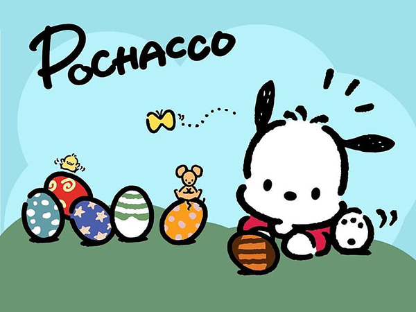 Hình nền Pochacco cho ipad siêu sịn sò