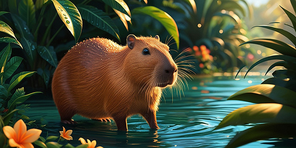 hình nền Capybara đẹp cho máy tính