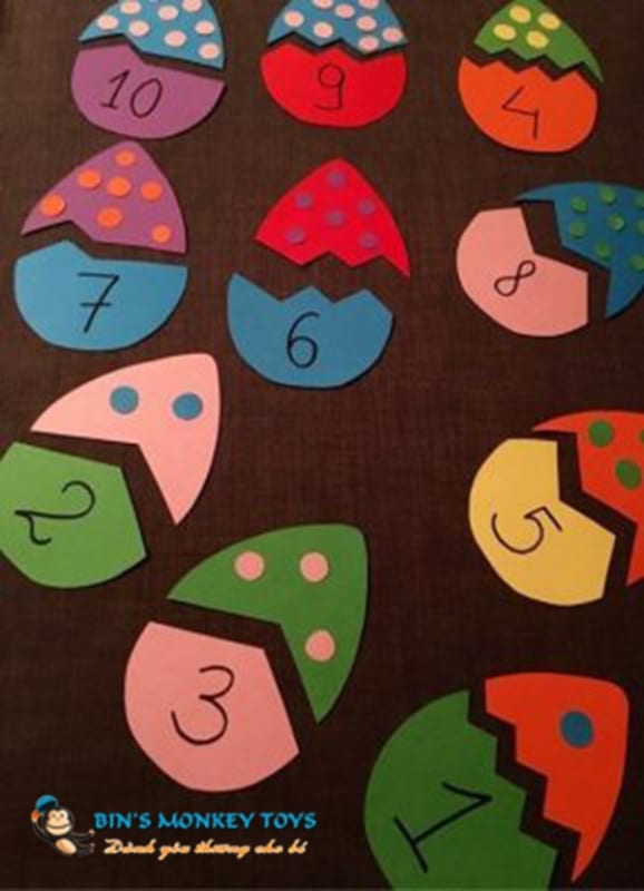 Cách làm đồ chơi học toán cho trẻ mầm non 10