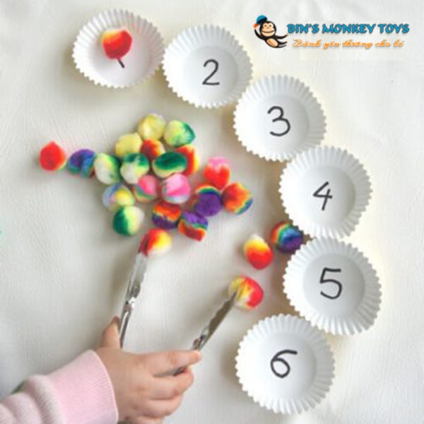 Cách làm đồ chơi học toán cho trẻ mầm non 12