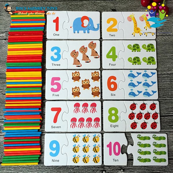 Cách làm đồ chơi học toán cho trẻ mầm non 8