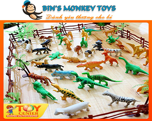 Bộ đồ chơi động vật giúp bé nhận diện các con vật phát triển bộ nhớ