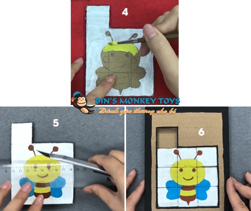 cách làm đồ chơi xếp hình bằng giấy 15