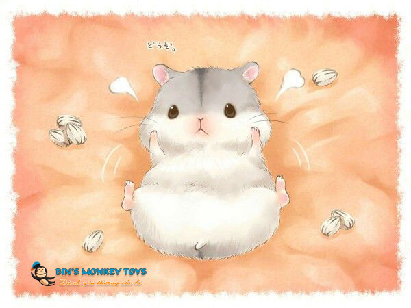 Ảnh chuột hamster chibi cute 4