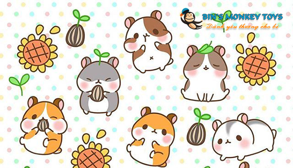 Ảnh Chuột Hamster Chibi Cute  65 Hình Chuột Anime Đẹp