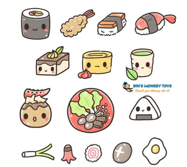 Chi tiết hơn 94 đồ ăn hình vẽ cute đơn giản mới nhất  thtantai2eduvn