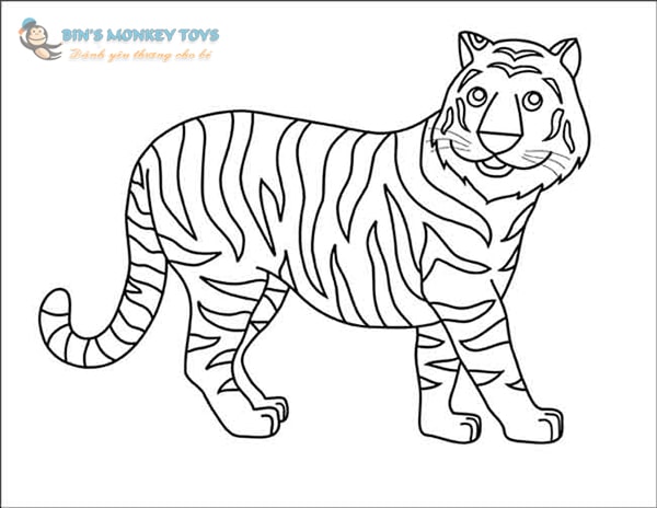 Những hình vẽ con hổ đẹp tuyệt vời sẽ khiến bạn hòa mình vào thế giới hoang dã. Sự mạnh mẽ và độc đáo của con hổ sẽ khiến bạn say mê như không muốn rời mắt khỏi bức tranh.
