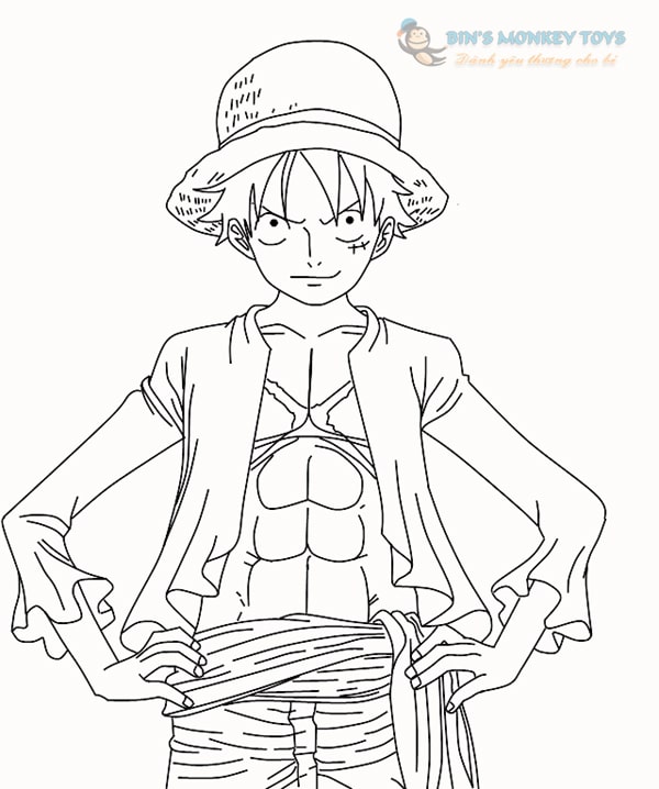 Drawing MONKEY. D LUFFY | Vẽ MONKEY. D LUFFY [ One Piece ] | tik tok luffy  ngầu | Tik Tok - Nega.vn