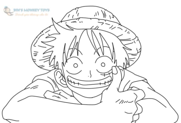 Hình vẽ luffy ngầu 11