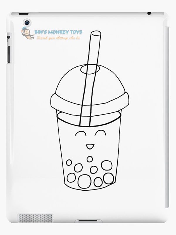 Tuyển Tập 100 Hình Vẽ Ly Trà Sữa Cute, Dễ Thương Cho Bé