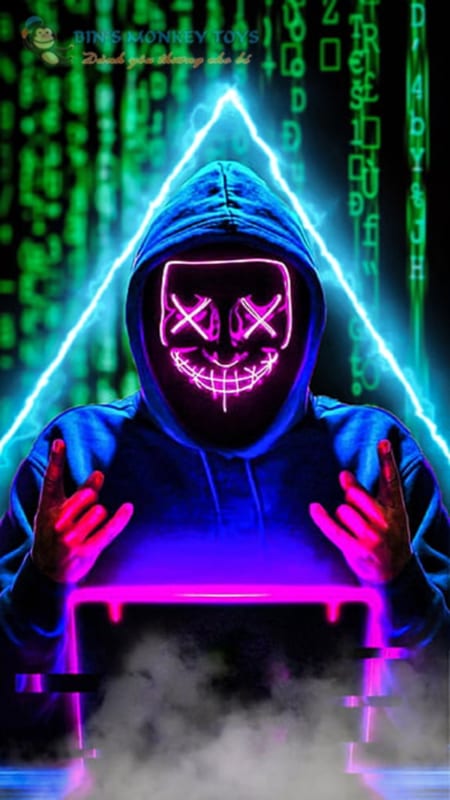 Hình ảnh hacker 7 màu