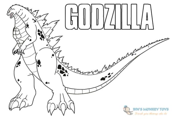 Hình vẽ Godzilla 2