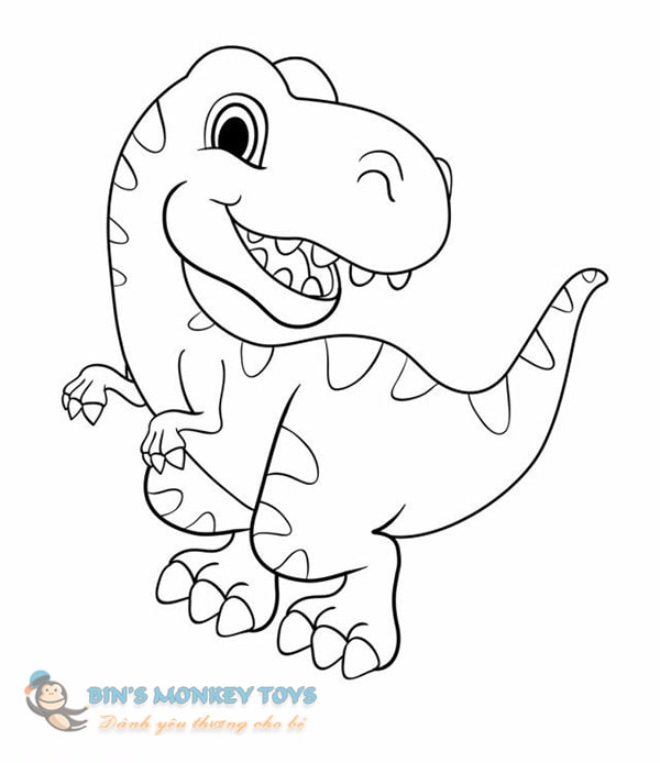 Vẽ Khủng Long cute đáng yêu  How To Draw Cute Dinosaur  Draw Animals 12   YouTube
