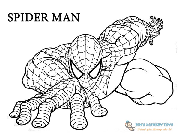 siêu nhân người nhện spiderman  vẽ và tô màu cùng bạn bút chì  học và  chơi  YouTube