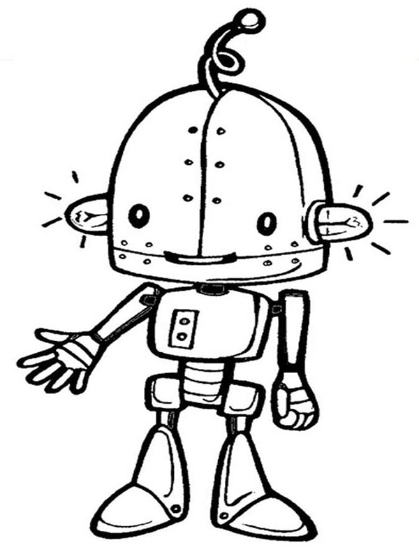 Hình vẽ robot đơn giản 4