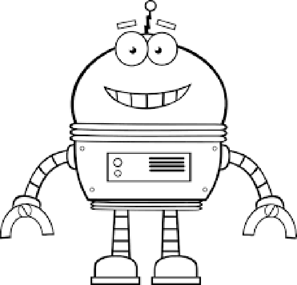 Hình vẽ robot đơn giản 8