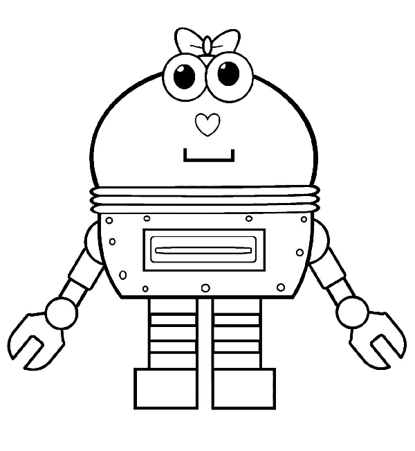 Hình vẽ robot đơn giản 9