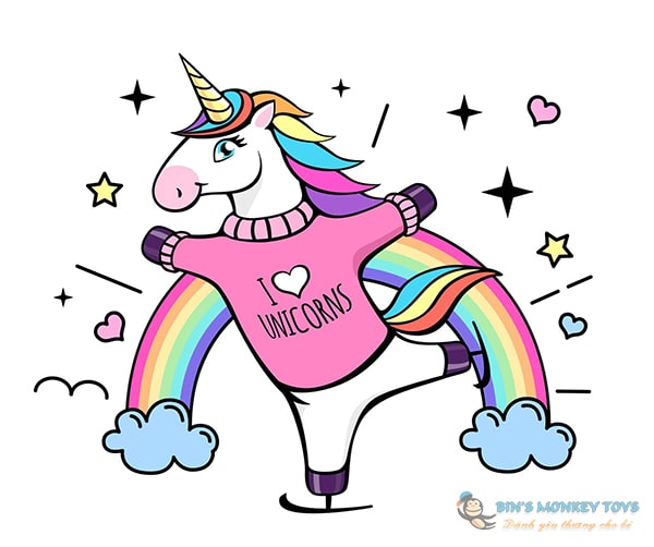 Hình vẽ unicorn cute 12