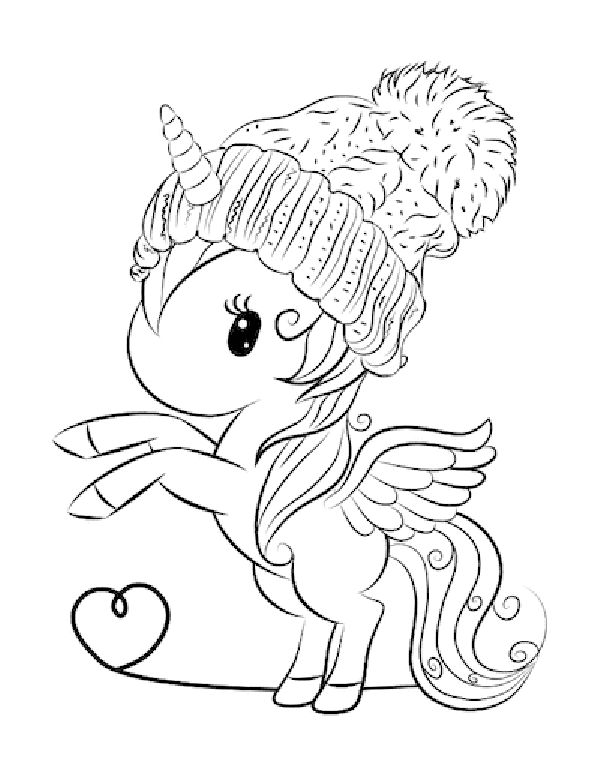 Hình vẽ unicorn cute 7
