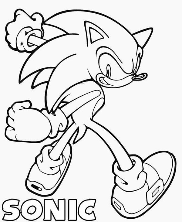 Tranh tô màu Sonic 6