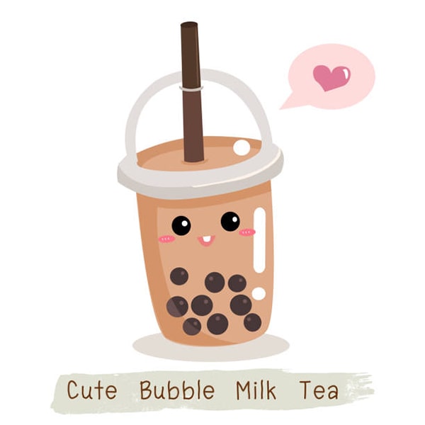 Hình nền trà sữa cute 8
