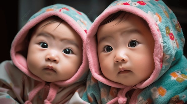 Avatar đôi em bé Hàn Quốc 17