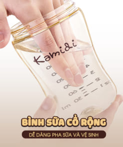 Bình sữa Kamidi nhựa PPSU 210ml chính hãng 5