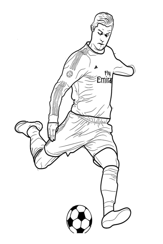 Tranh tô màu Ronaldo 6